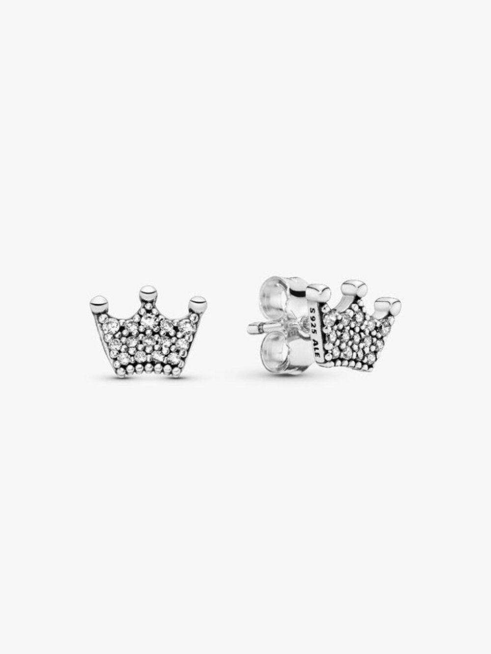 Pandora Crown Stud Earrings